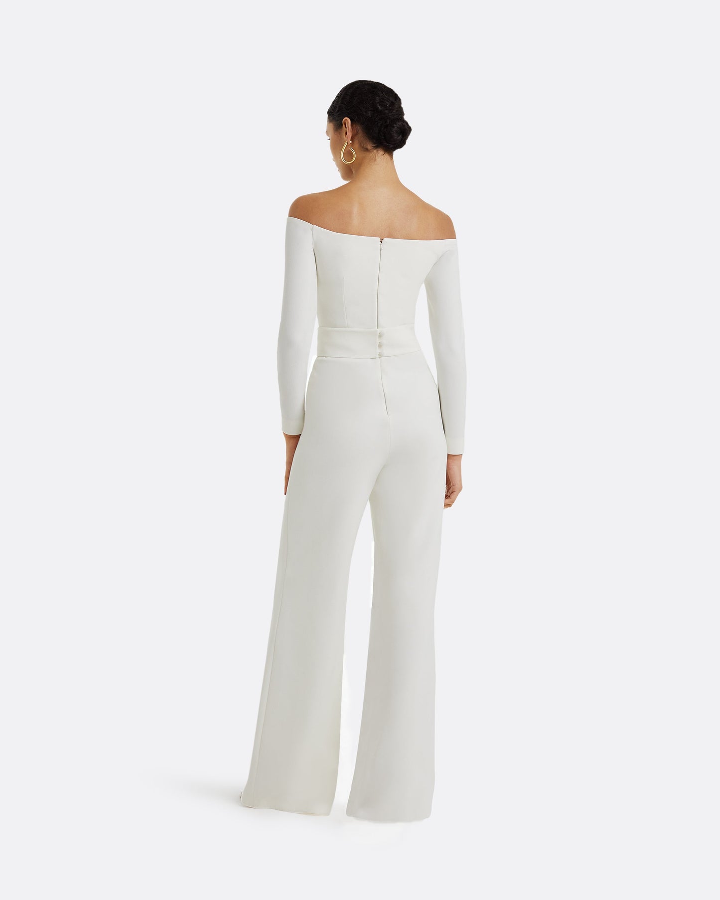 Veasna Ivory Jumpsuit