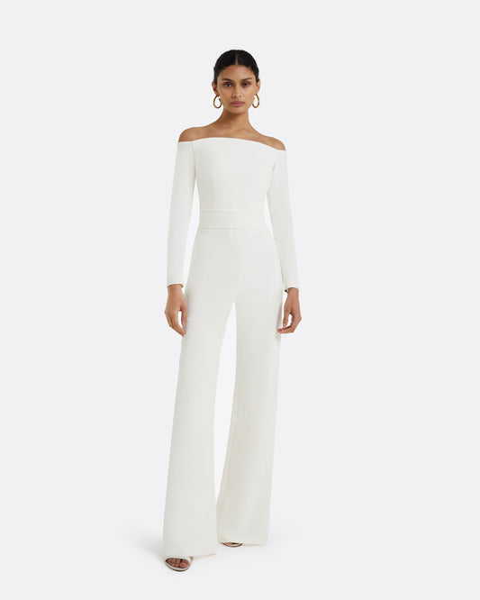 Veasna Ivory Jumpsuit