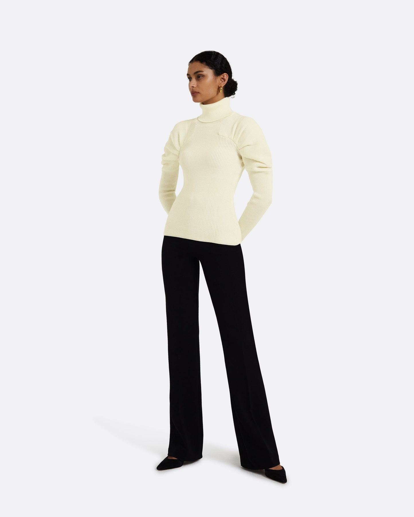 Karine Ivory Knit Top