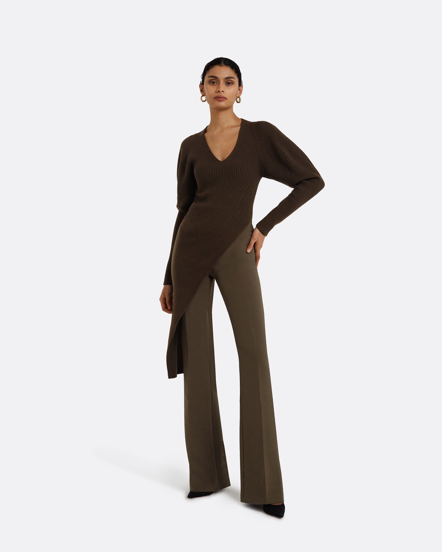 Alexa Chocolate Trousers