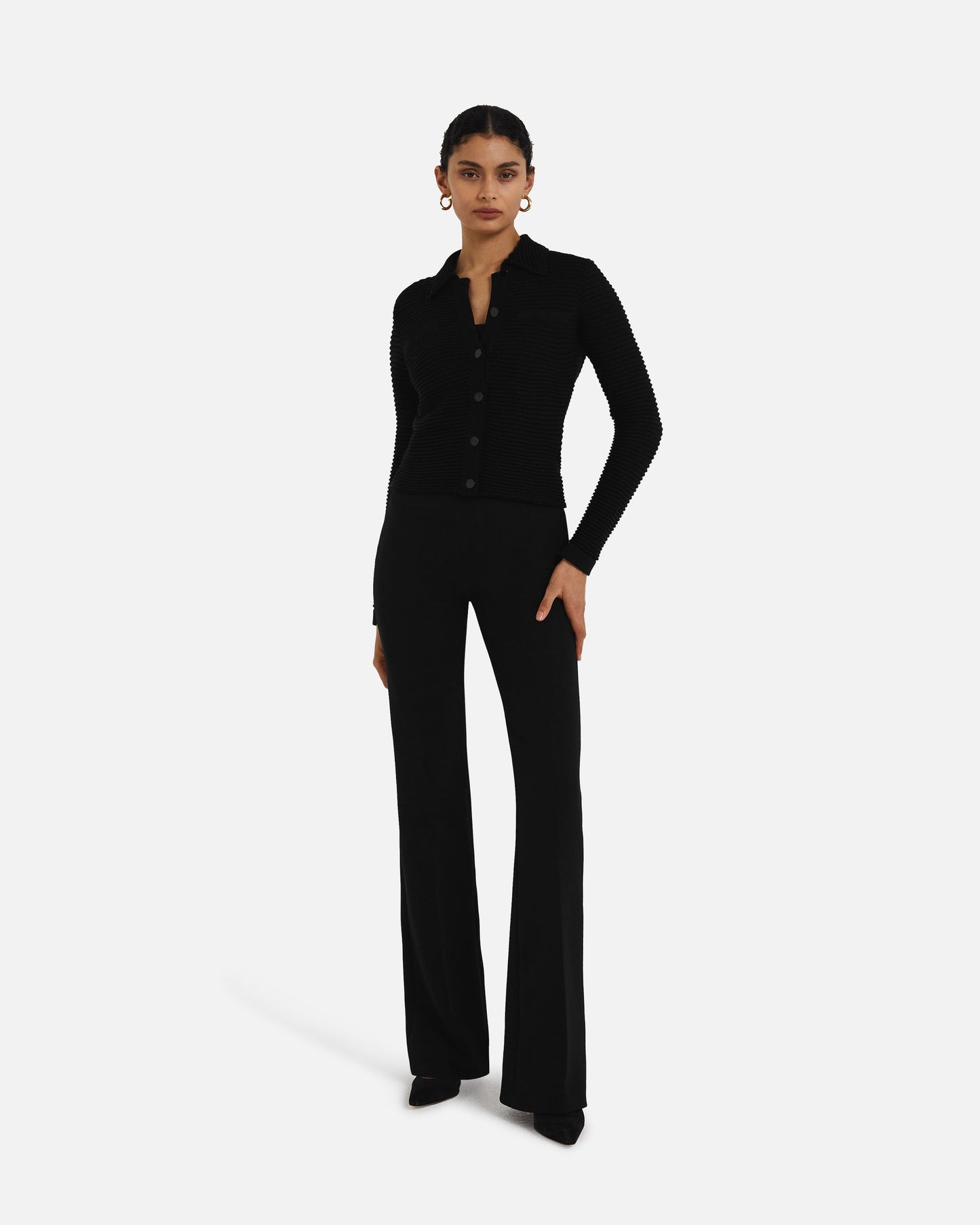 Artemis Black Crochet Jacket