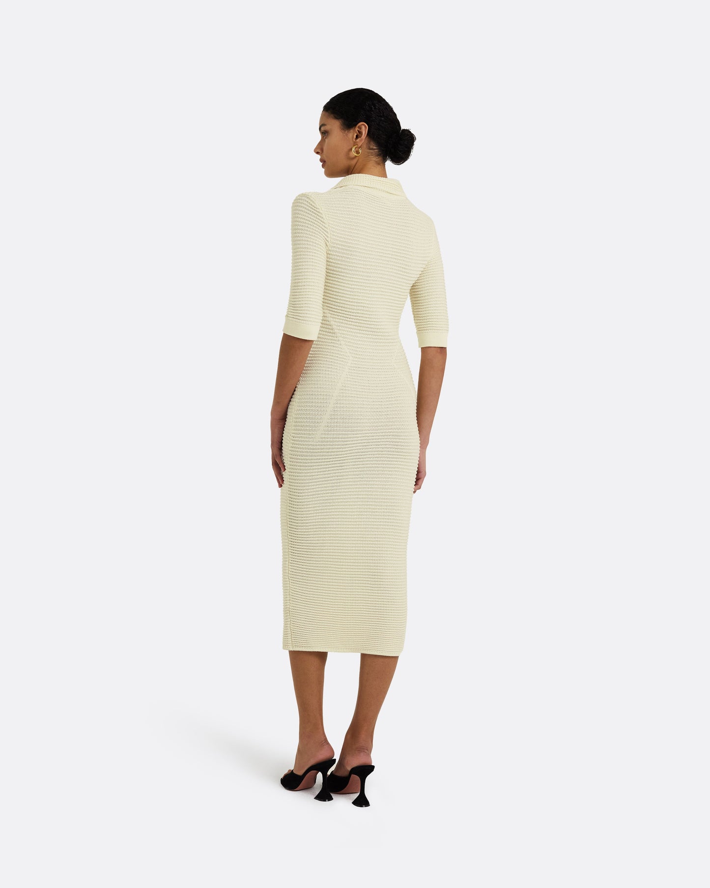 Akilah Ivory Crochet Dress