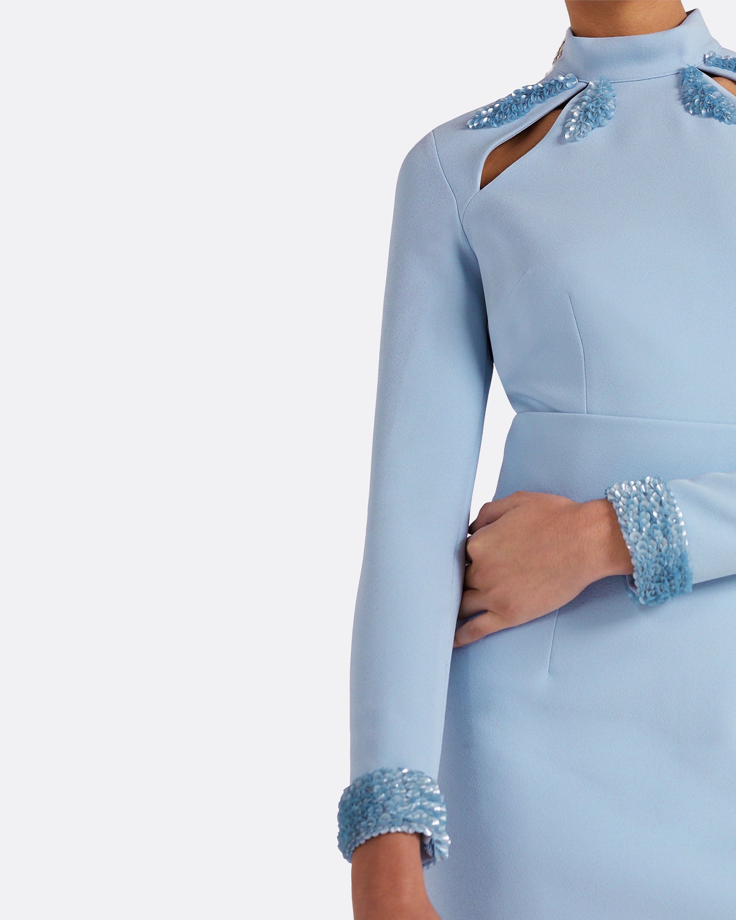 Kamala Soft Sky Long Dress