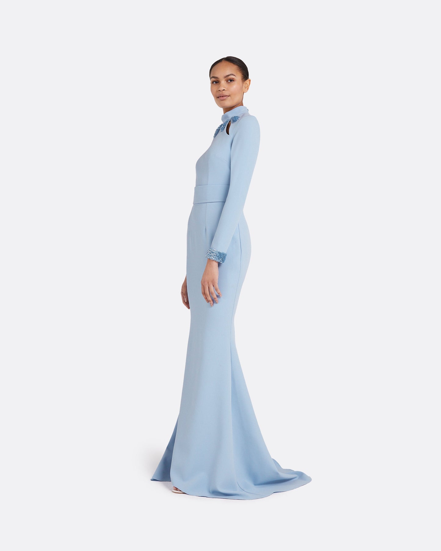 Kamala Soft Sky Long Dress