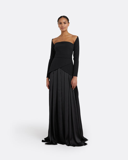 Desta Black Long Dress