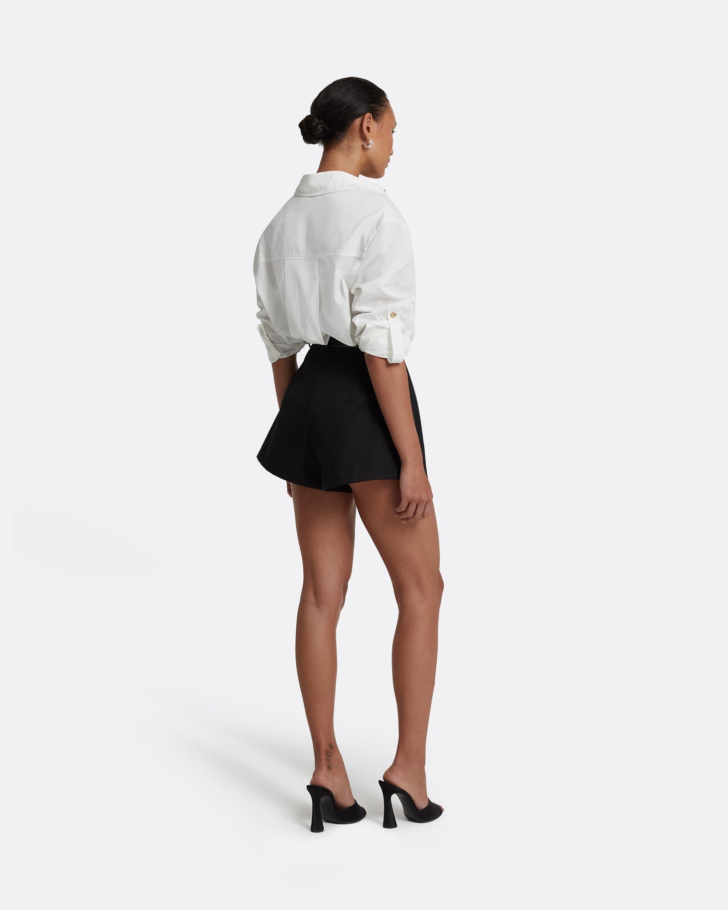 Helean Black Shorts