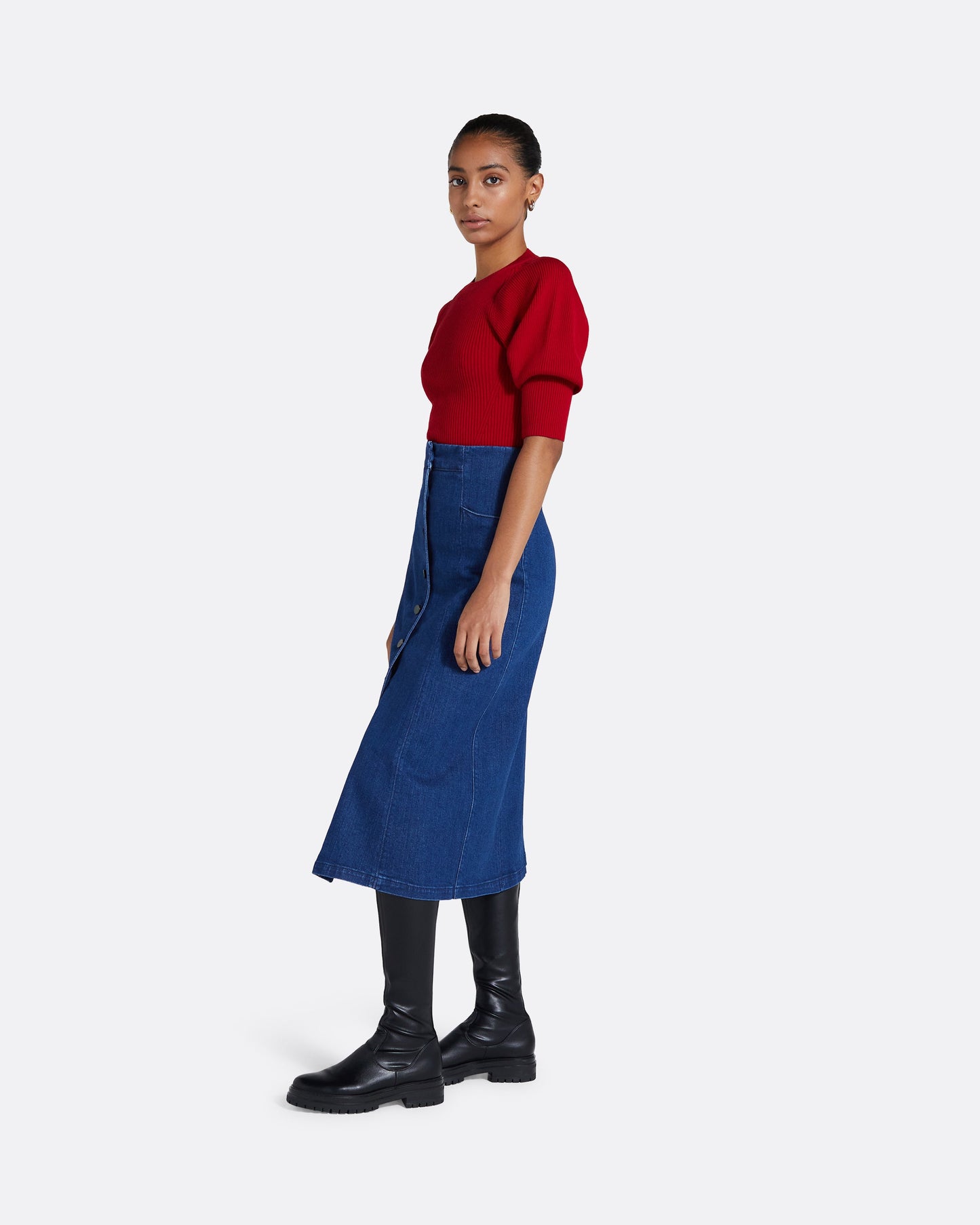 Paula Azalea Red Knit