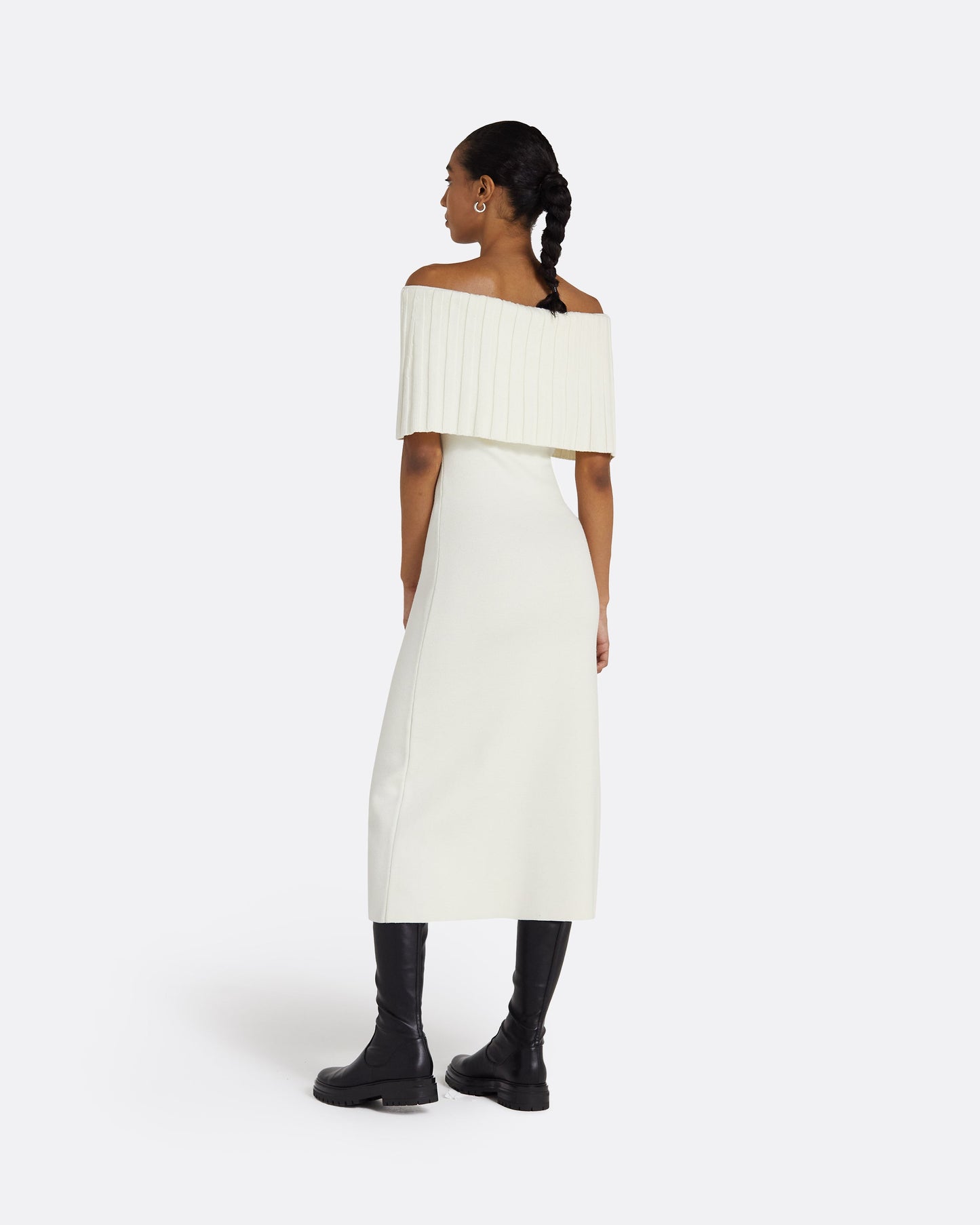 Risette Ivory Midi Dress