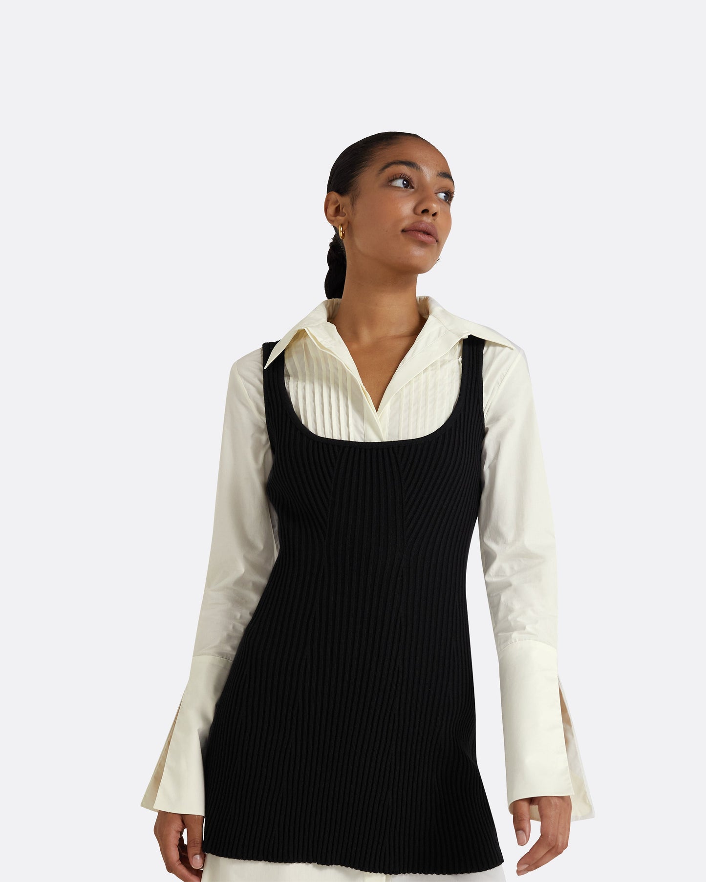 Cindy Black Knit Dress