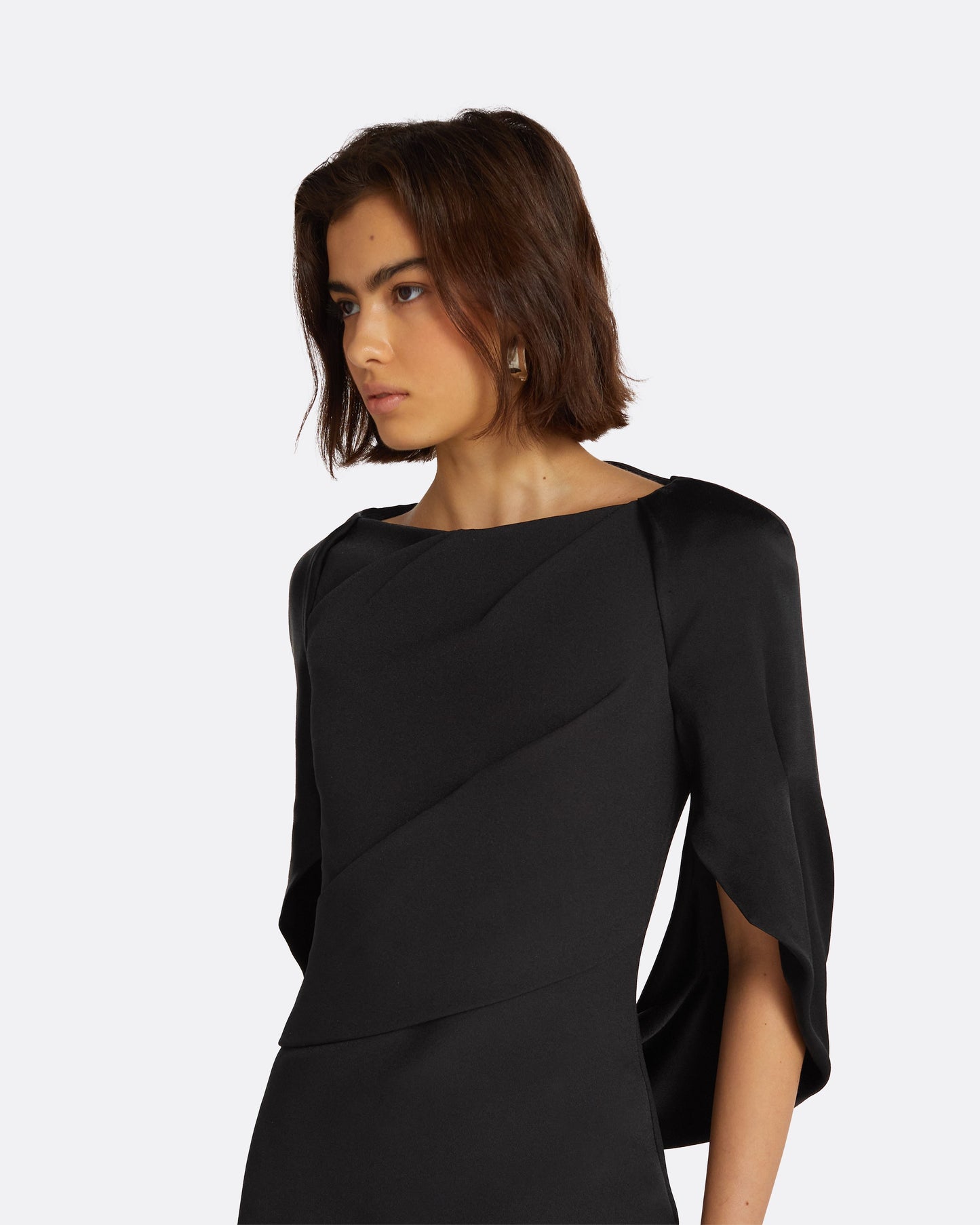 Ines Black Long Dress