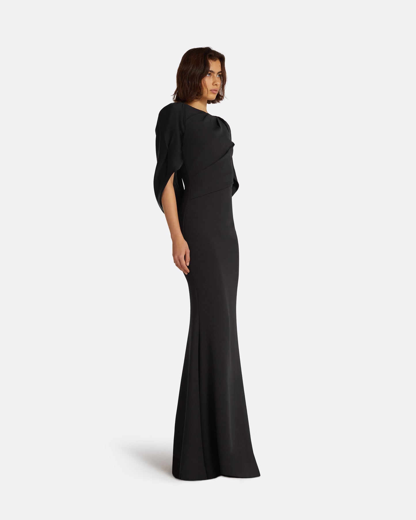 Ines Black Long Dress