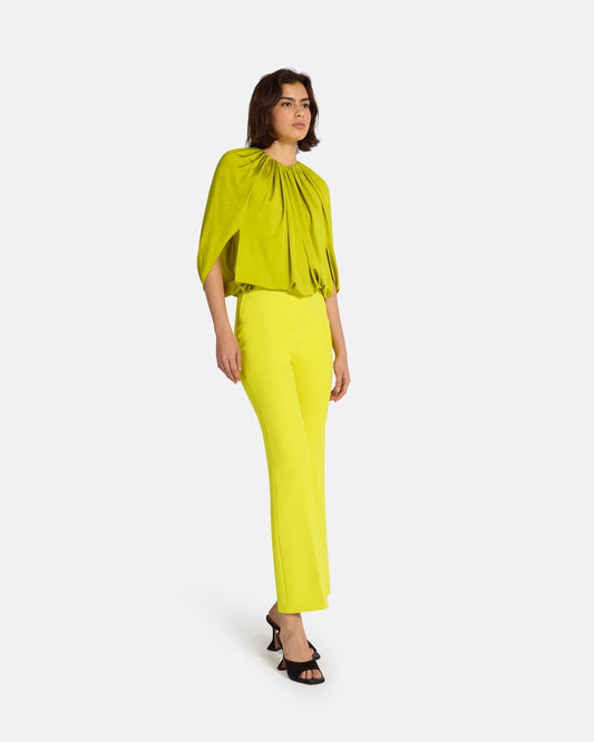 Mari Chartreuse Trousers