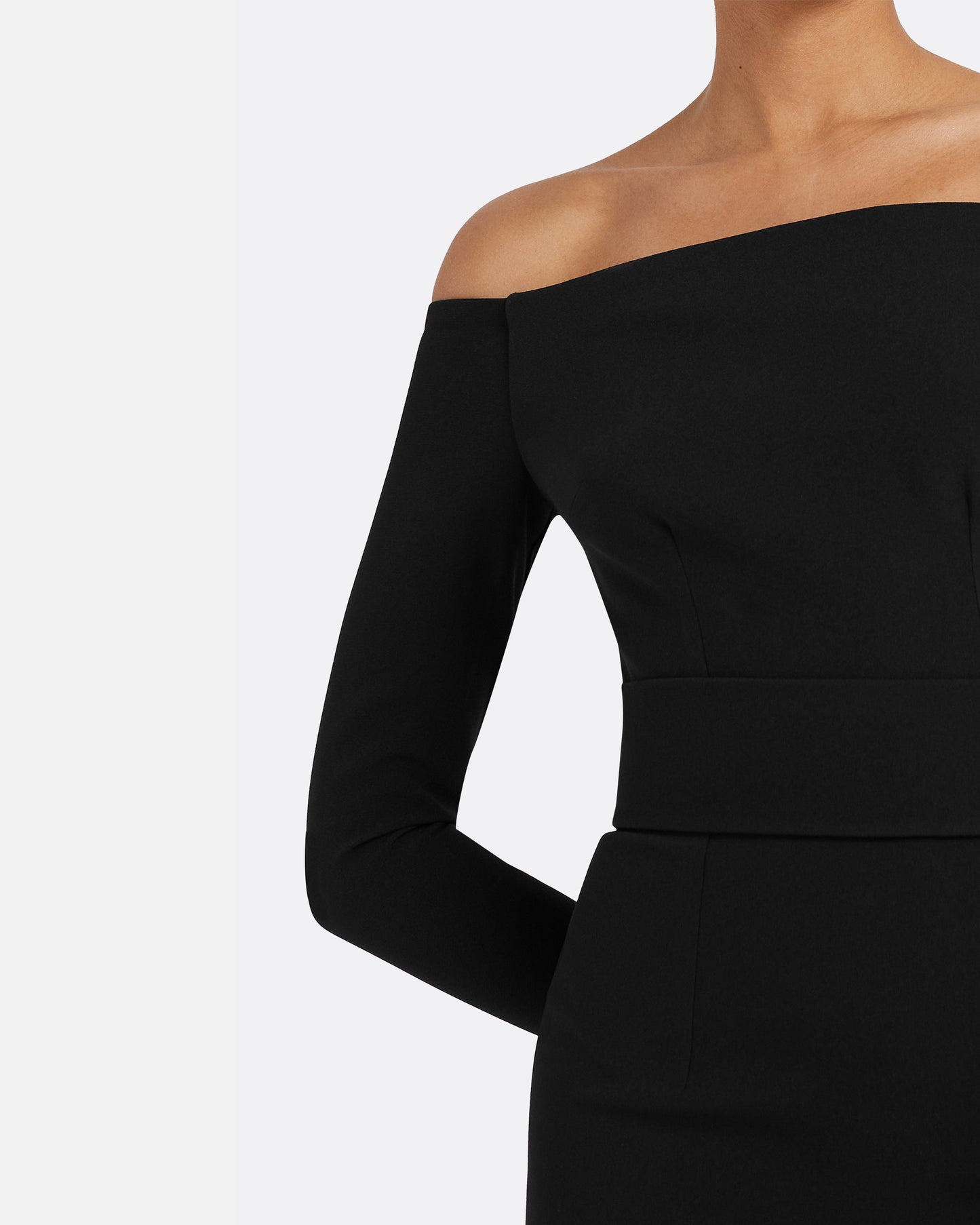 Starling Black Midi Dress