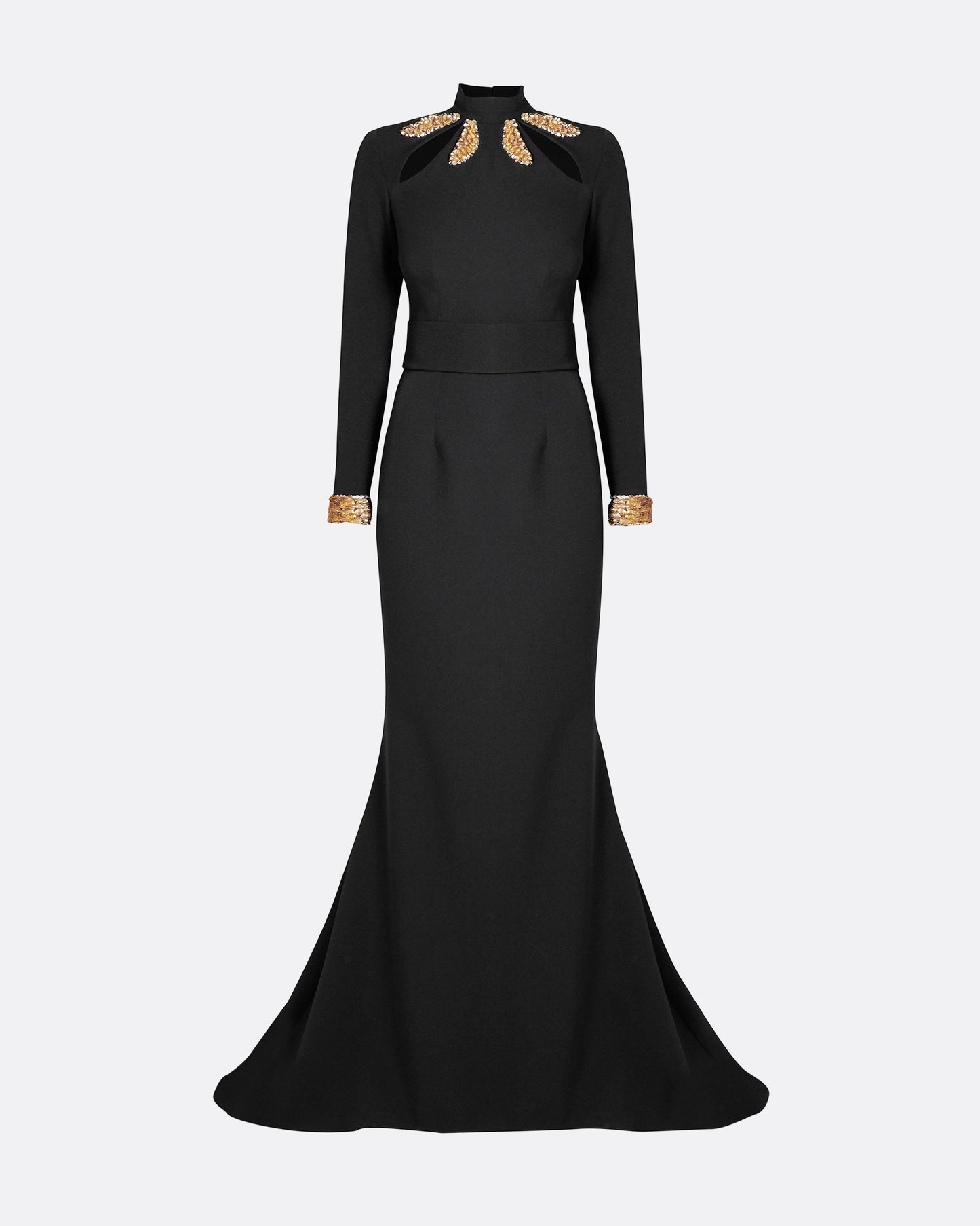 Kamala Black Long Dress