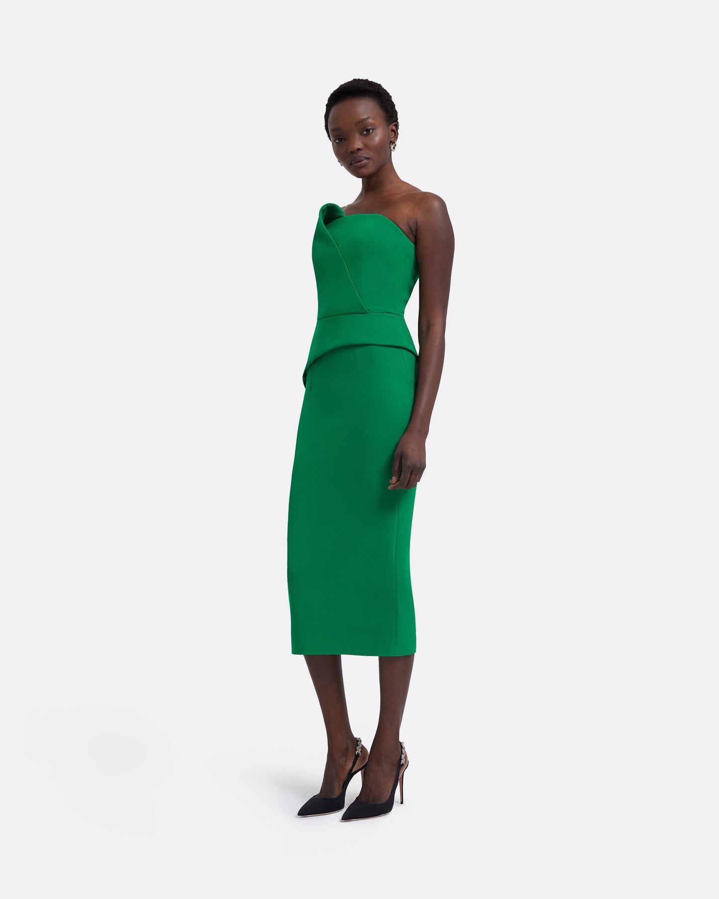 Delani Jewel Green Midi Dress