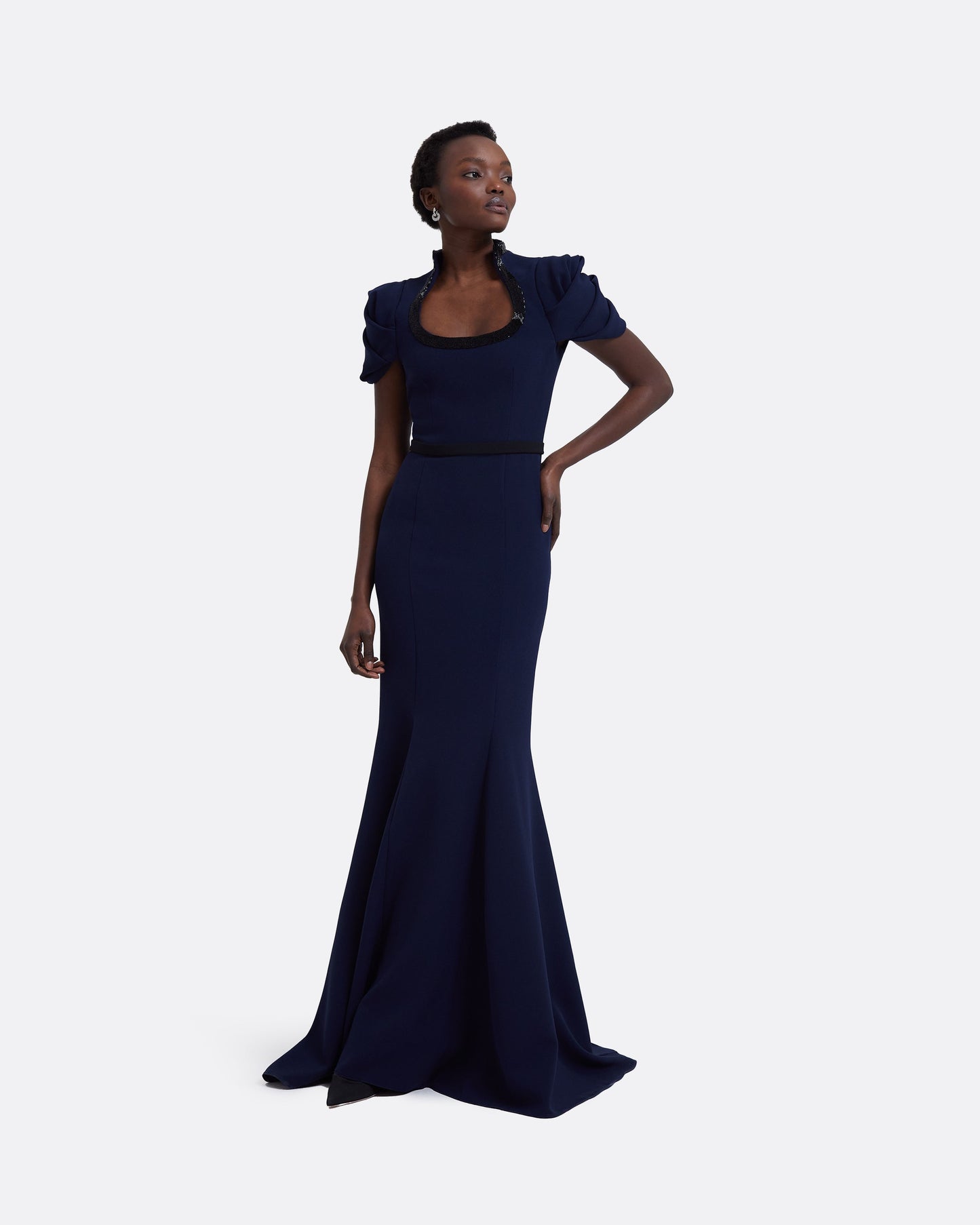 Logan Maritime Blue Long Dress
