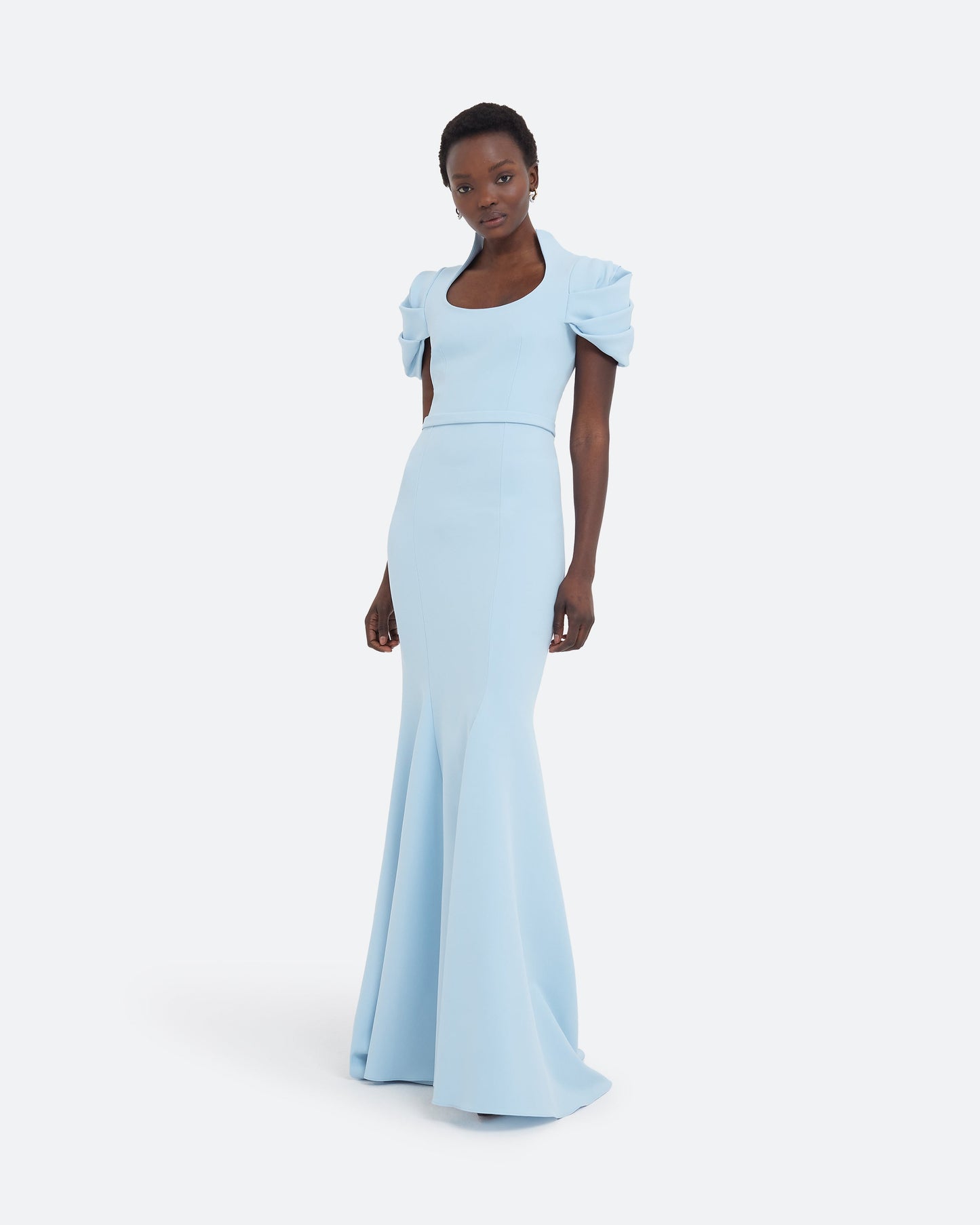 Logan Pale Blue Long Dress