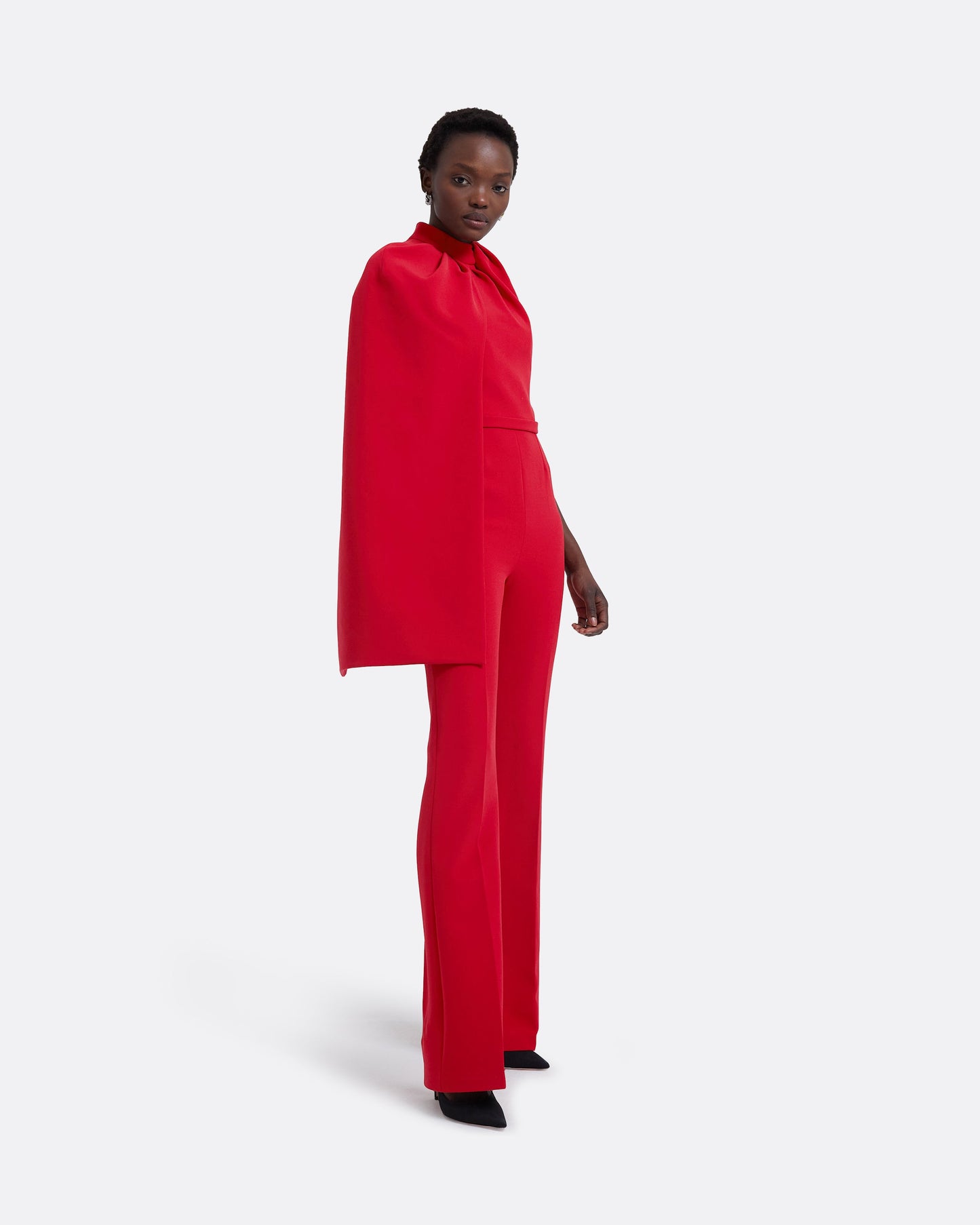 Jaime Crimson Red Jumpsuit