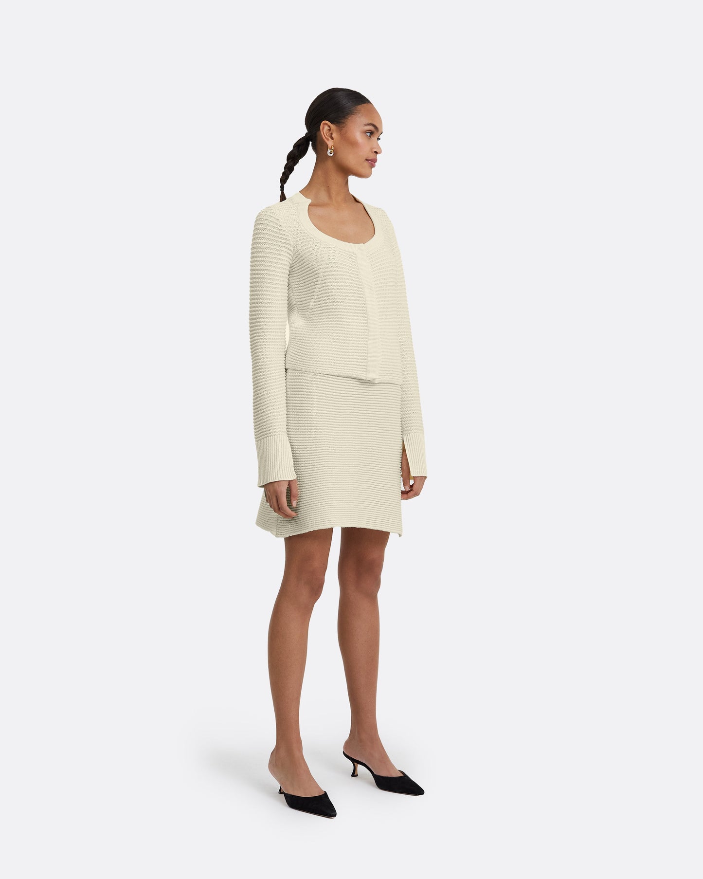 Karlotta Ivory Crochet Jacket