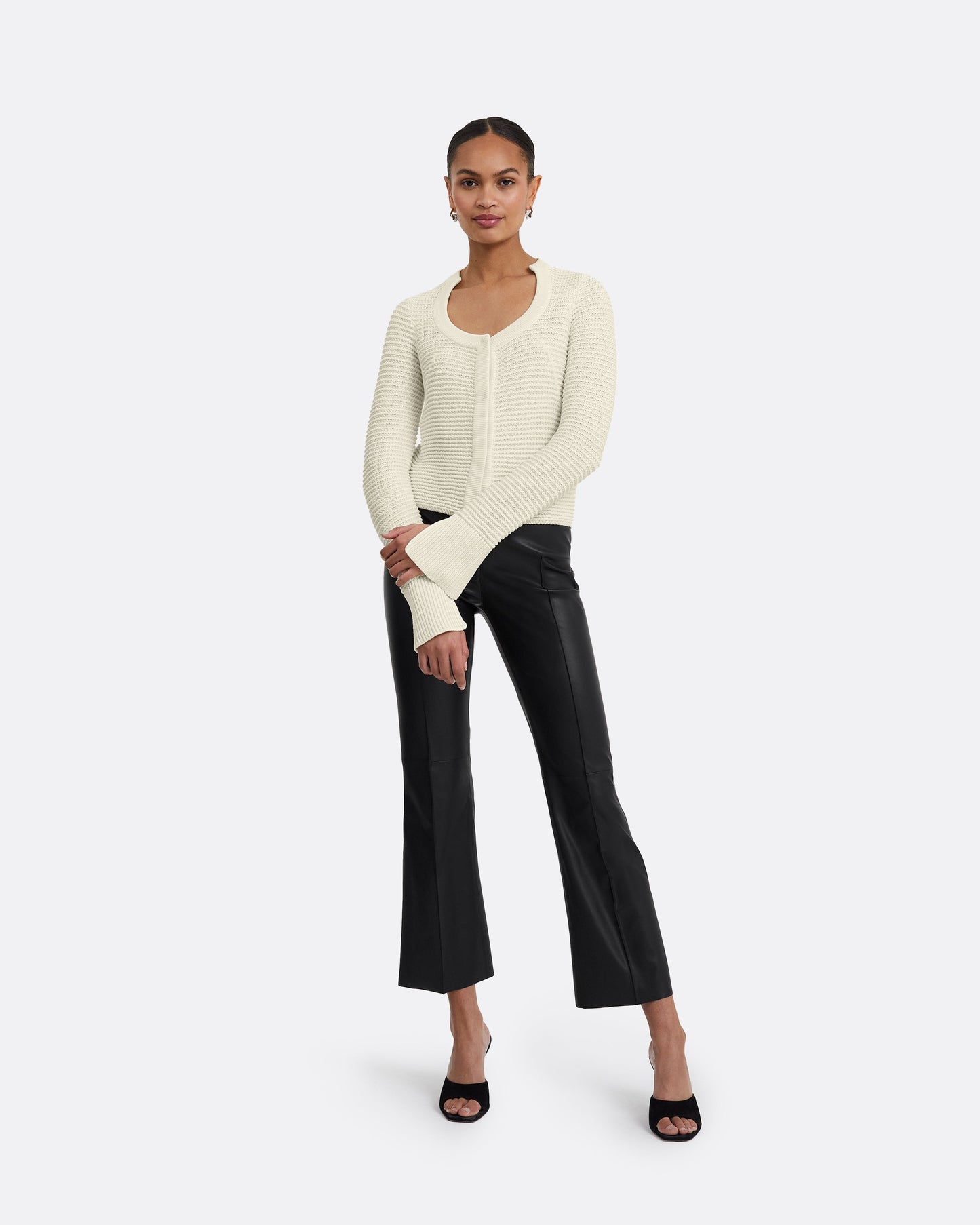 Karlotta Ivory Crochet Jacket