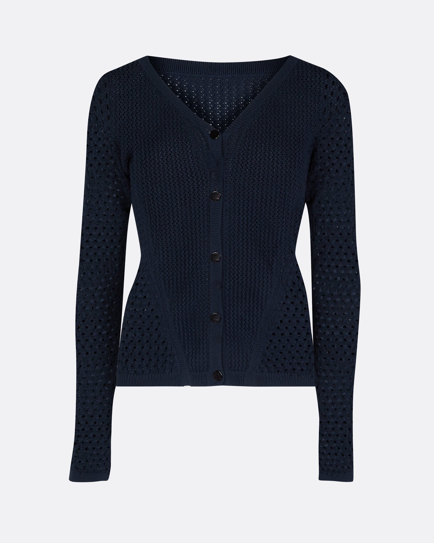 Keziah Navy Knit Top
