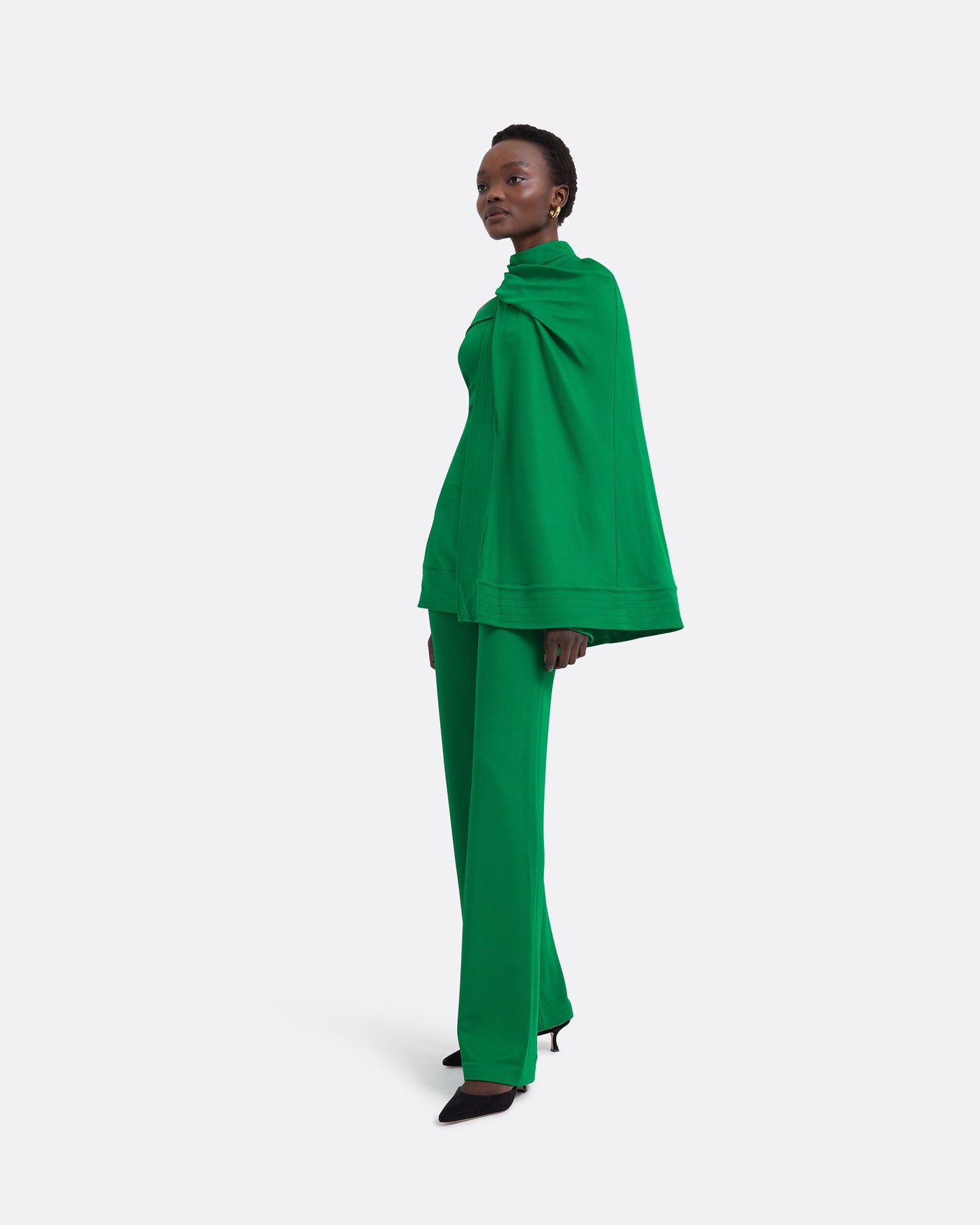 Lea Jewel Green Trousers