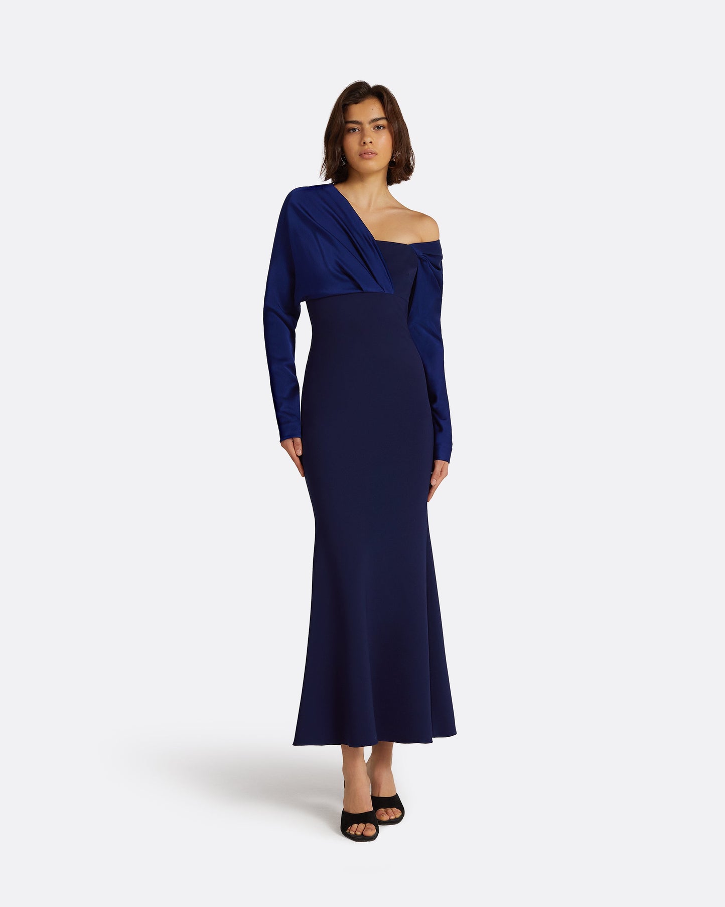 Alix Azurite Blue Midi Dress