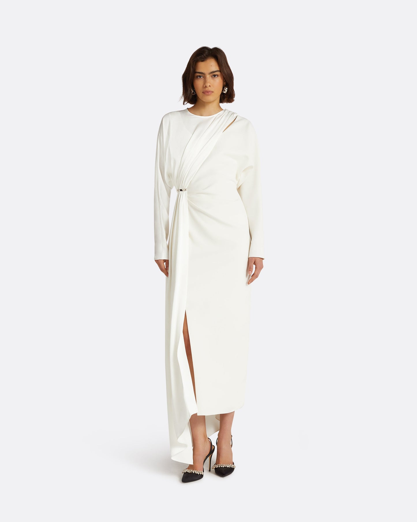 Winona Ivory Midi Dress