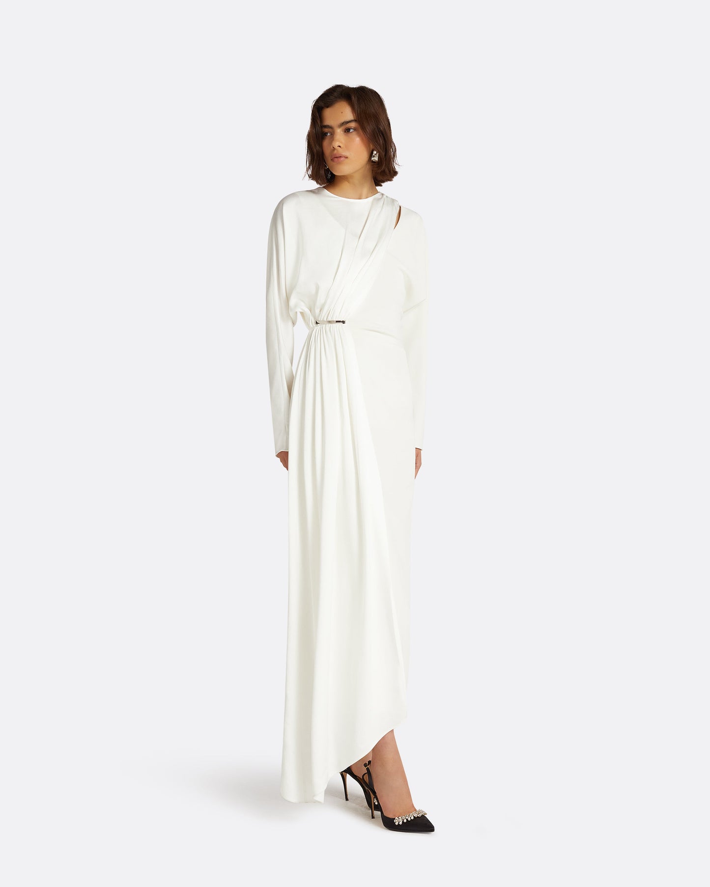 Winona Ivory Midi Dress