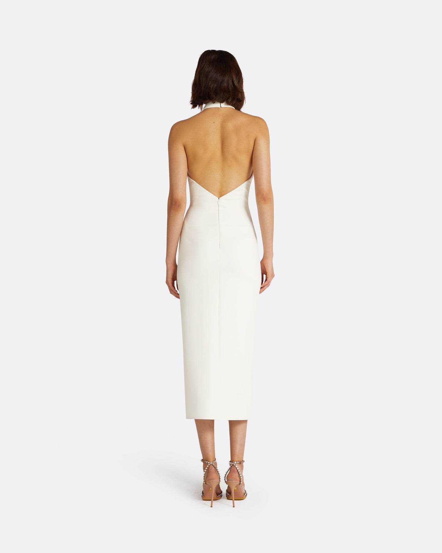 Zeanep Ivory Midi Dress