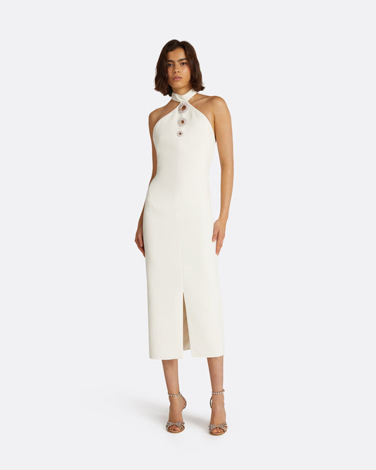 Zeanep Ivory Midi Dress