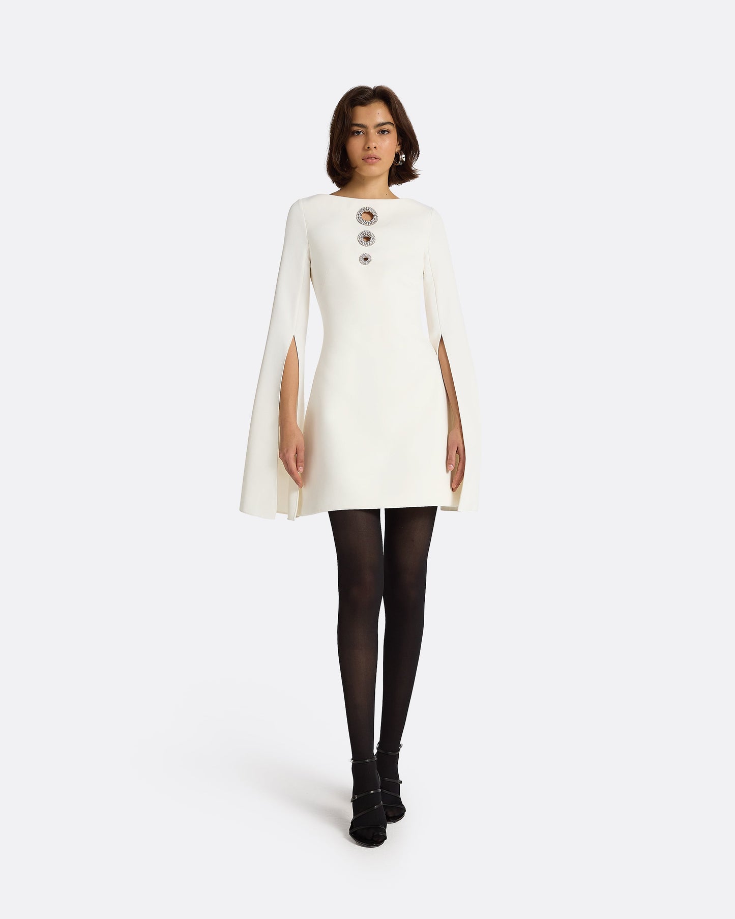 Allinae Ivory Short Dress