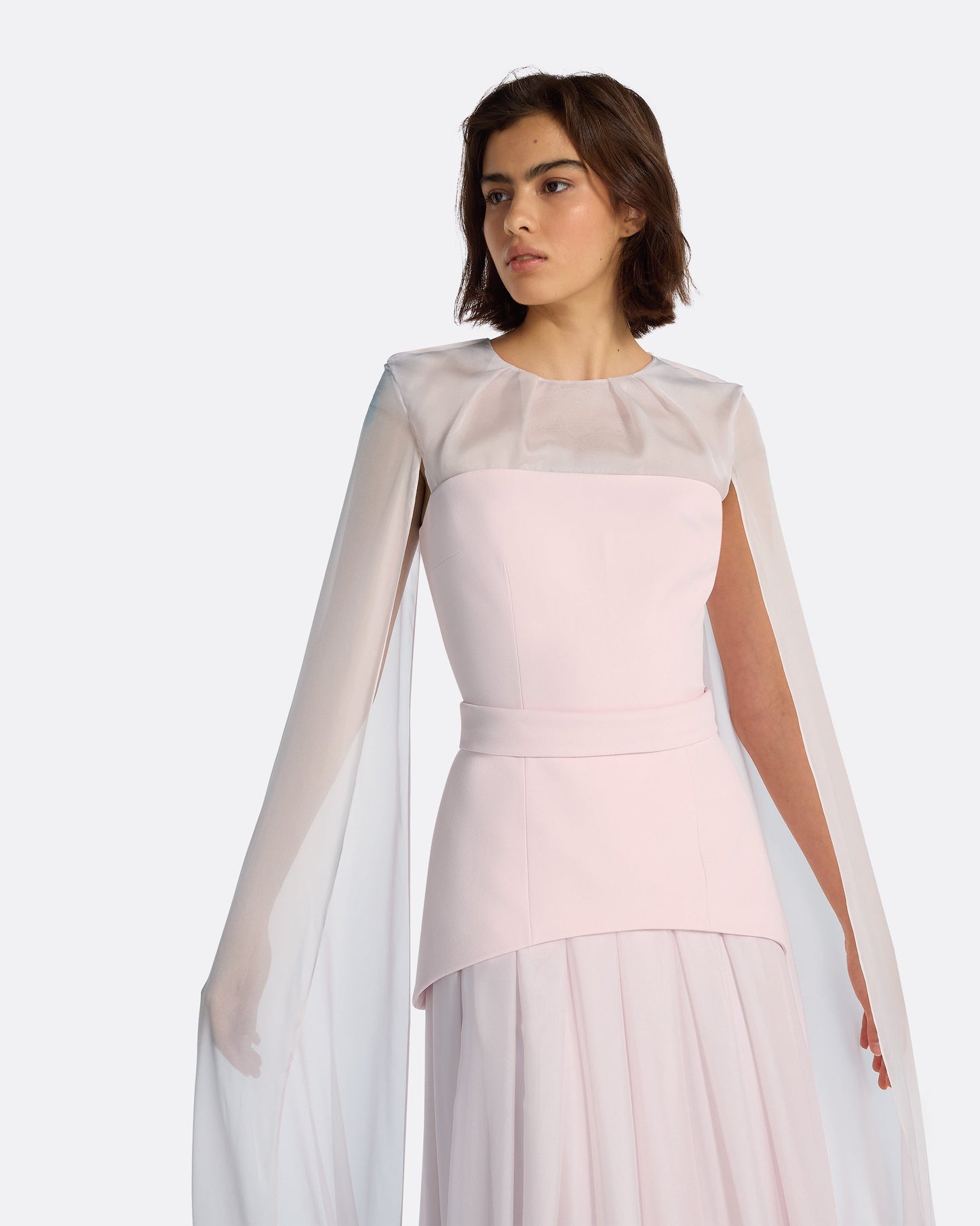 Gloria Pale Pink Long Dress