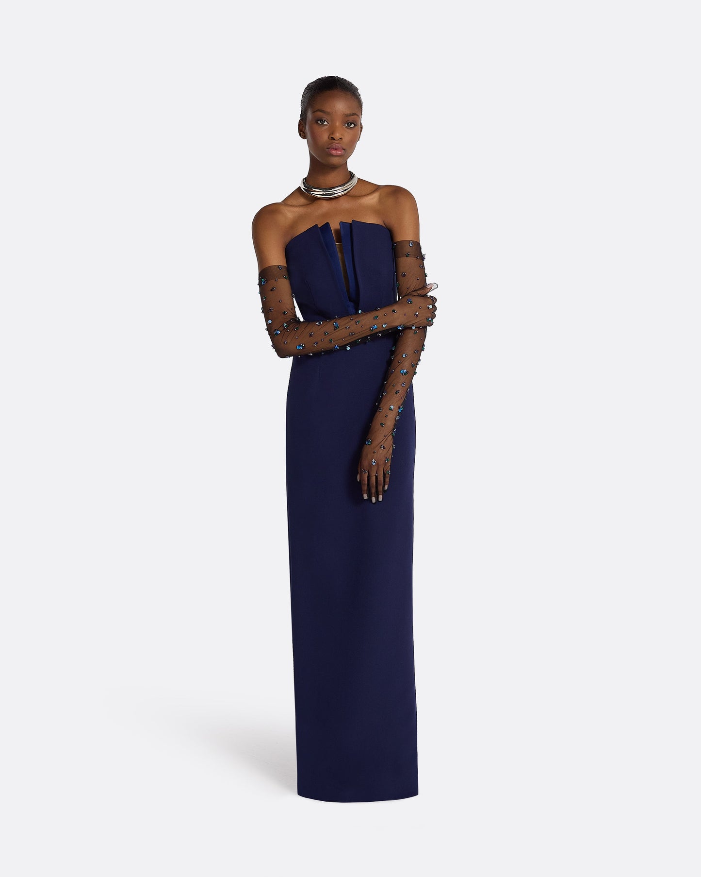 Lua Azurite Blue Long Dress