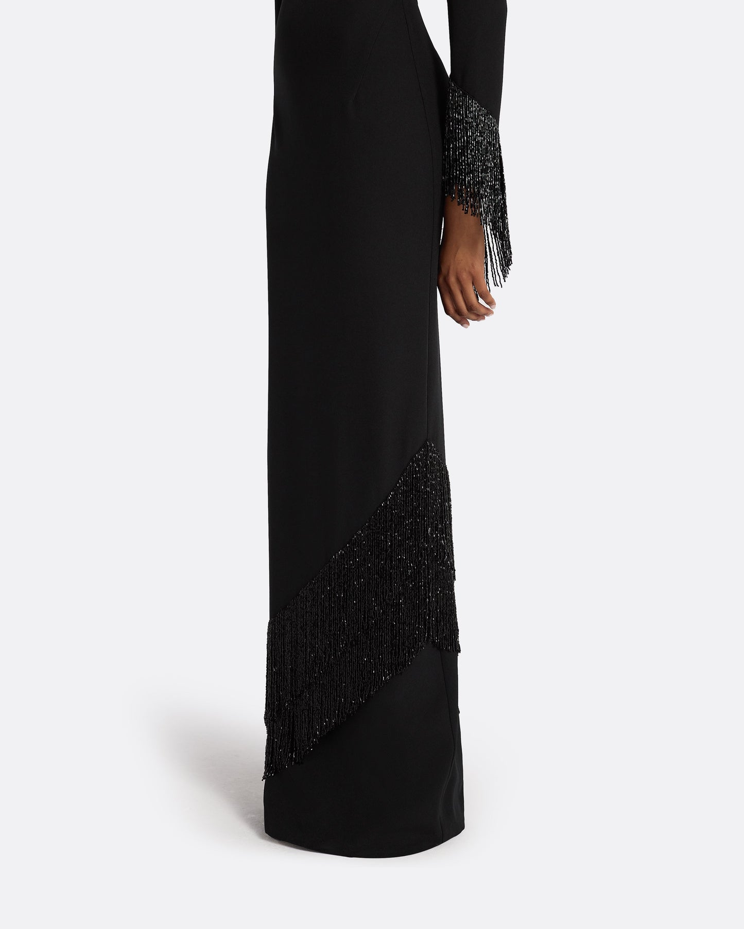 Costella Black Long Dress