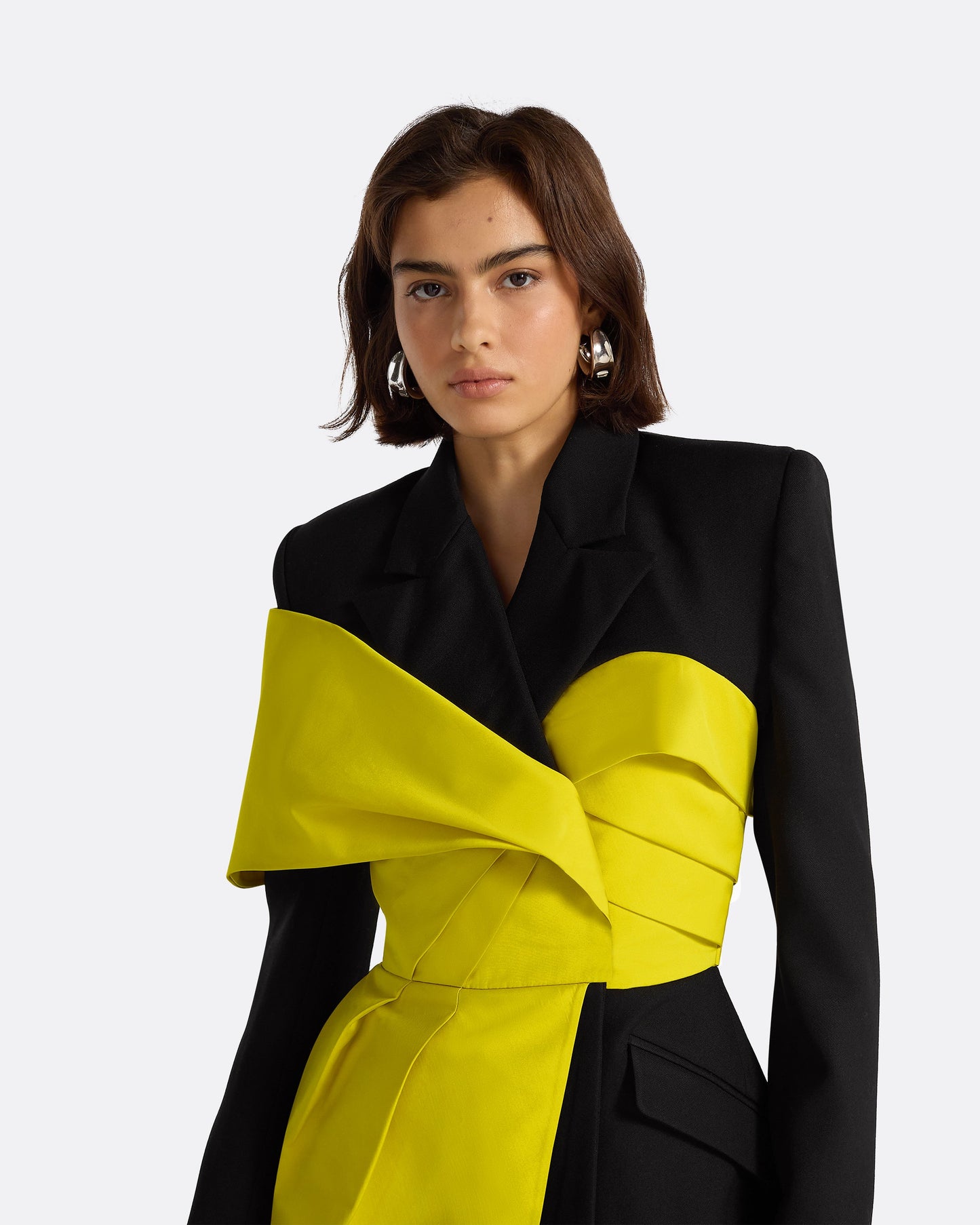 Lenalle Black & Chartreuse Jacket
