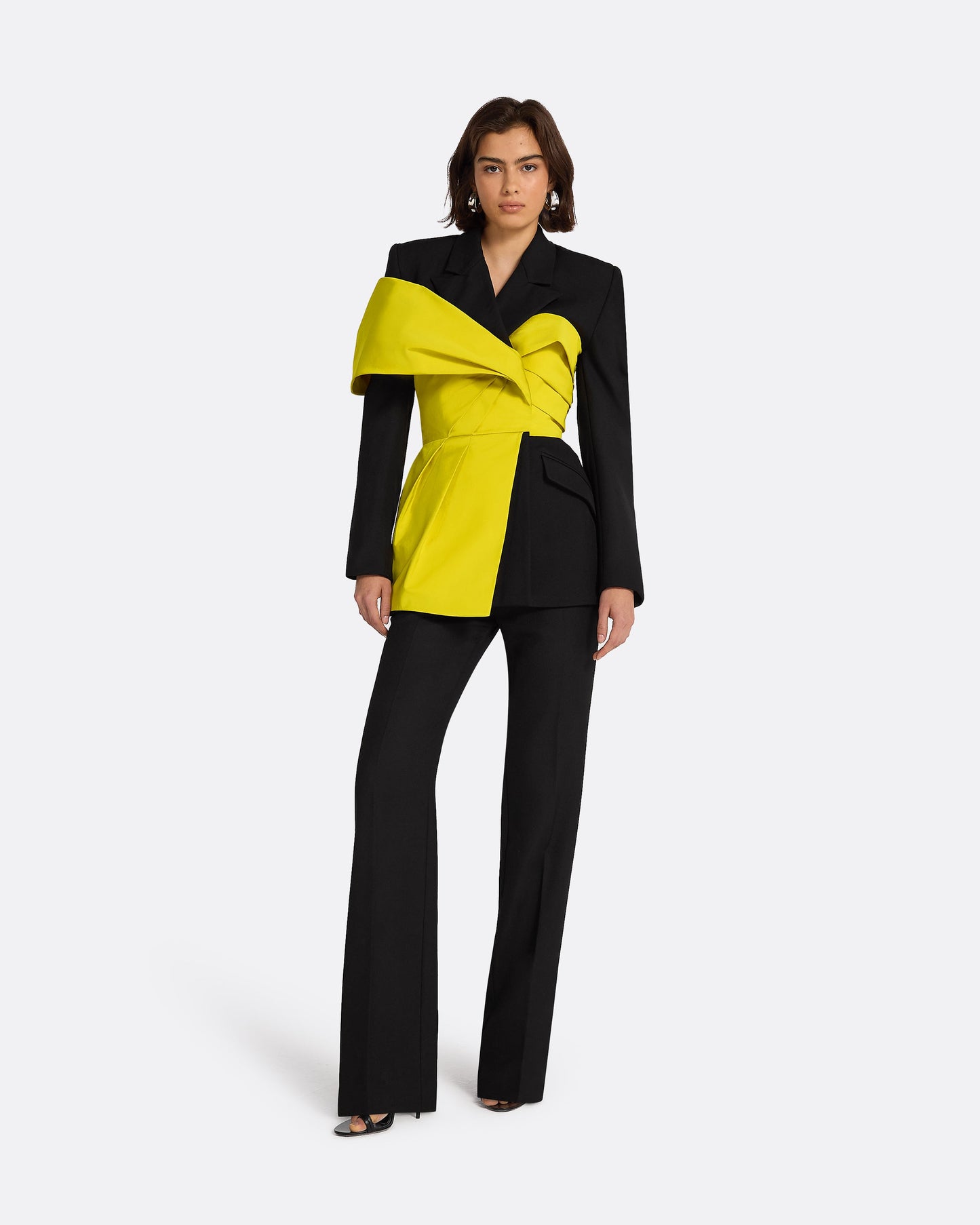 Lenalle Black & Chartreuse Jacket
