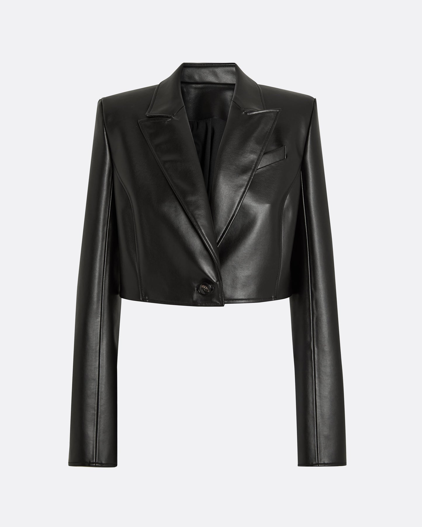 Craine Black Vegan Leather Jacket