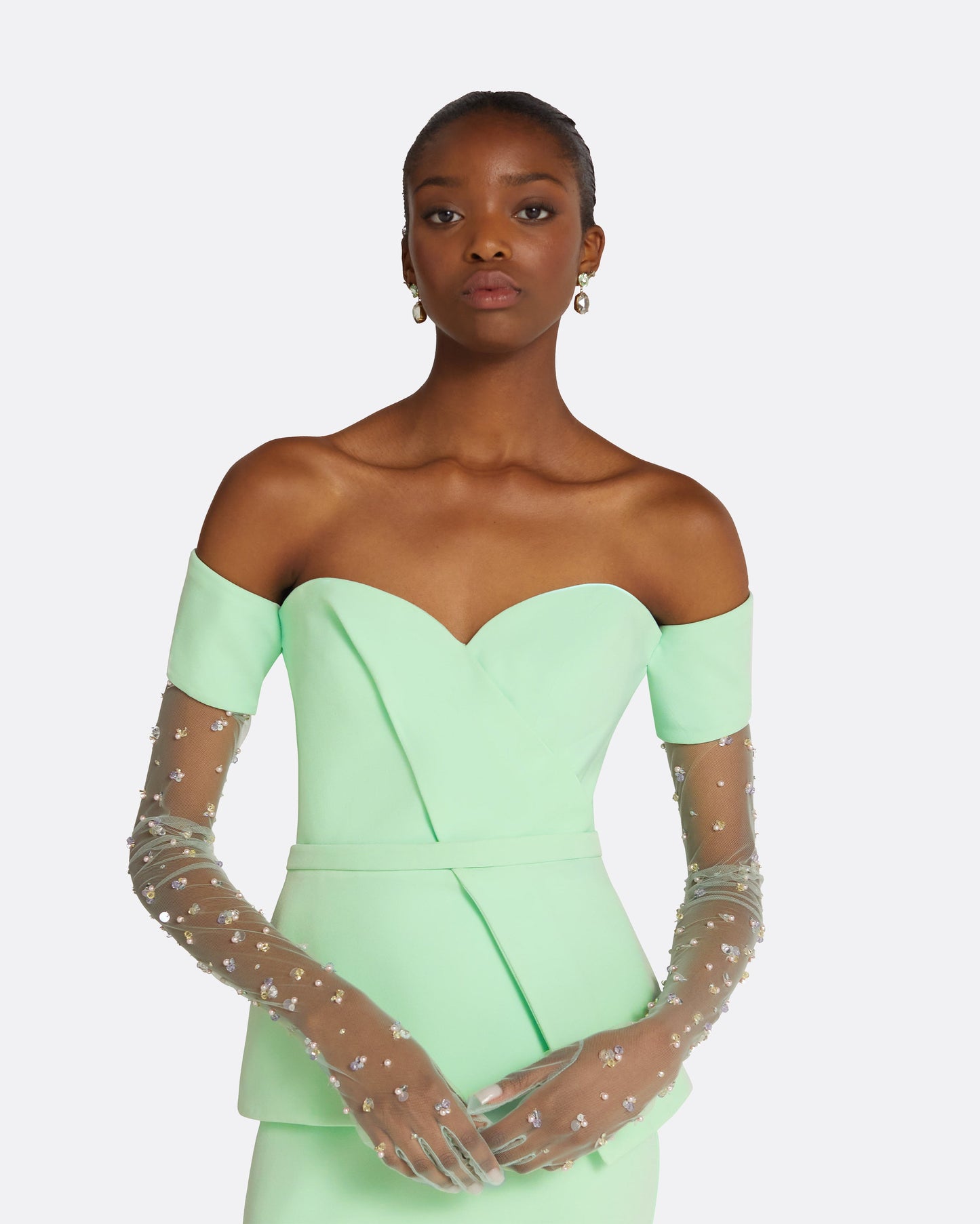 Astin Brook Green Gloves