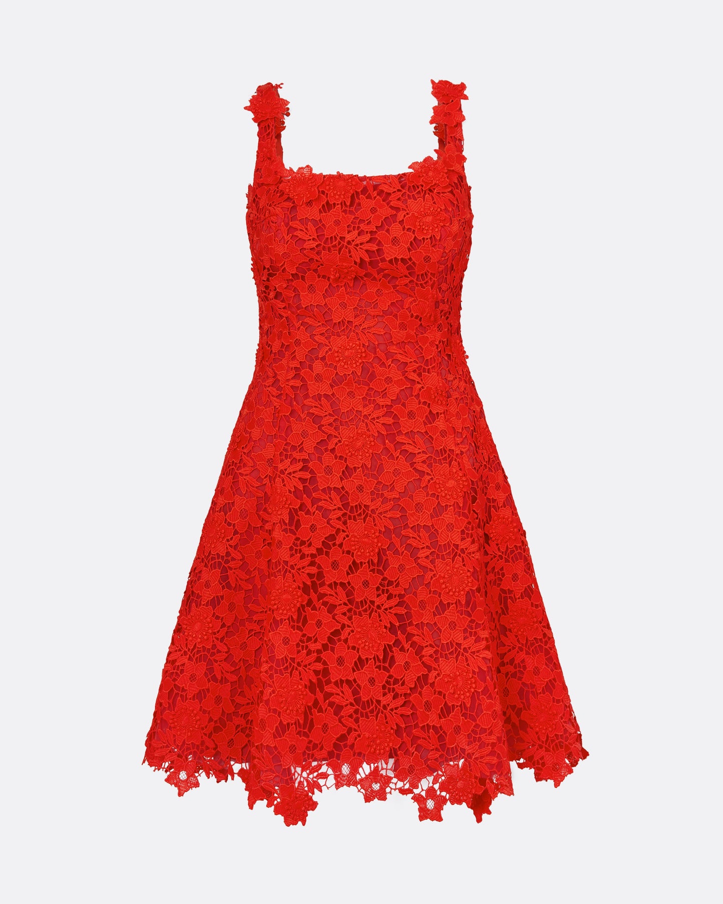 Marrie Lacquer Red Short Dresses