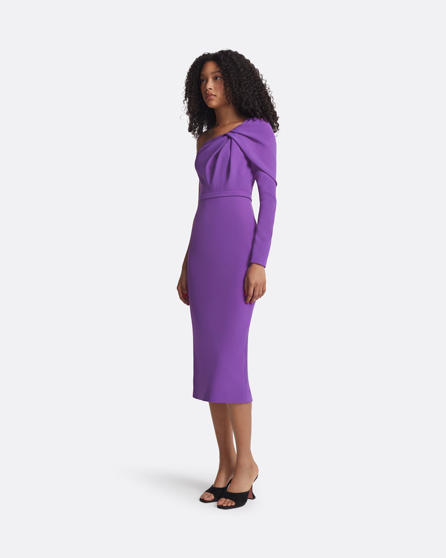 Maha Lilac Midi Dress