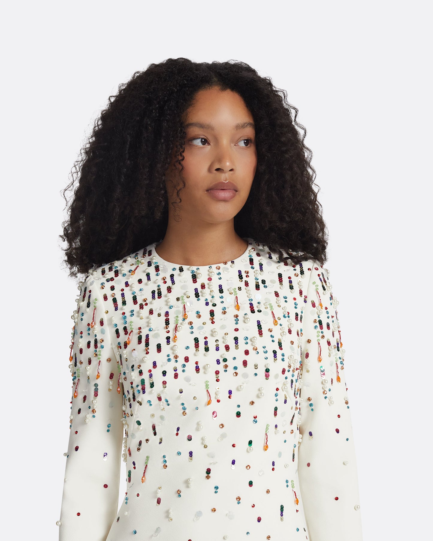 Renalle Ivory Short Dress