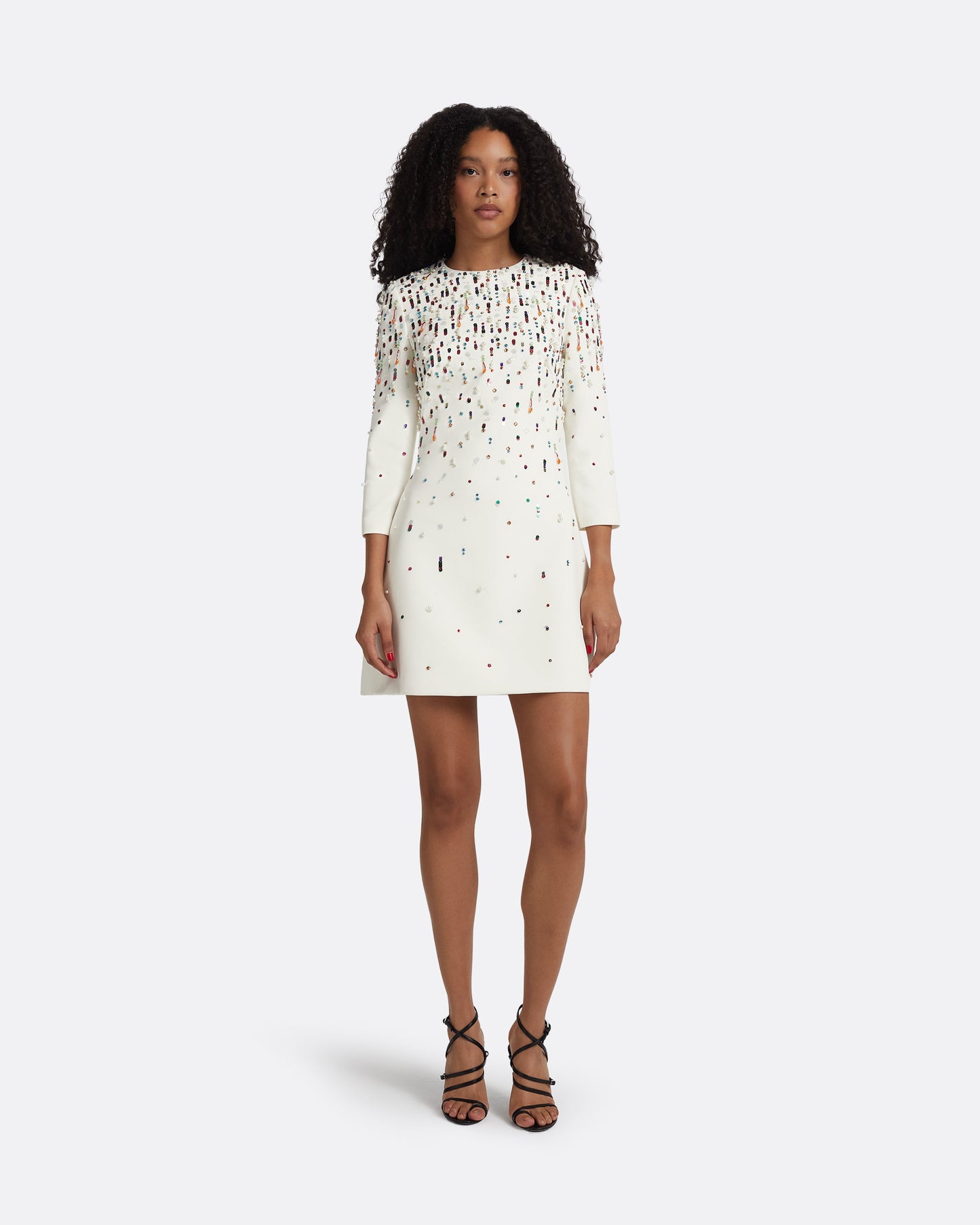 Renalle Ivory Short Dress