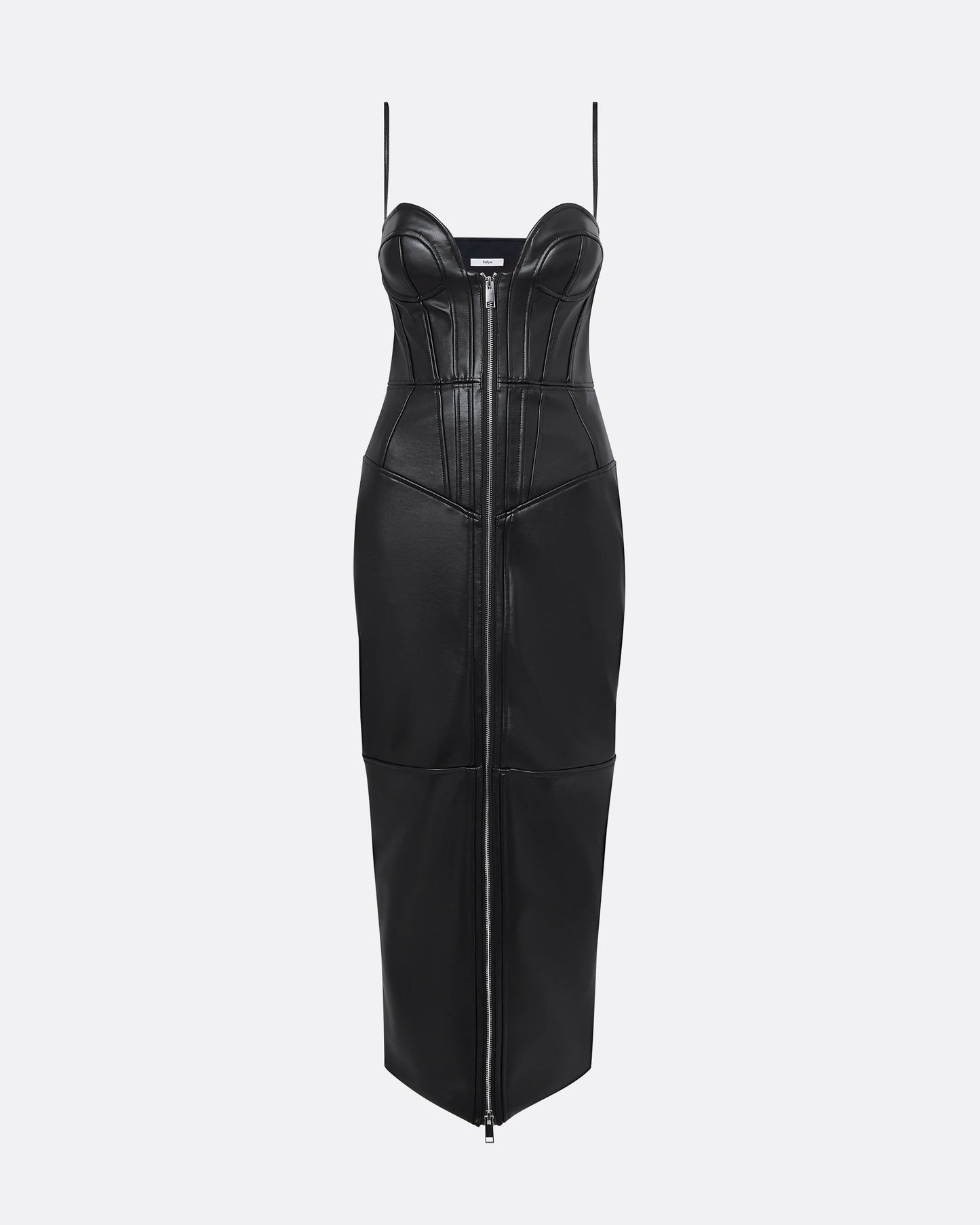 Chelle Black Midi Dress