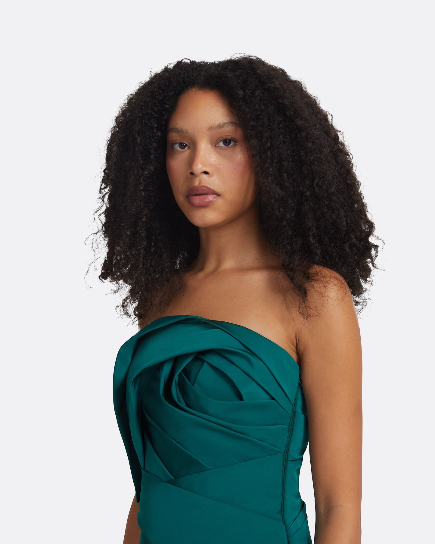 Arla Alpine Green Midi Dress