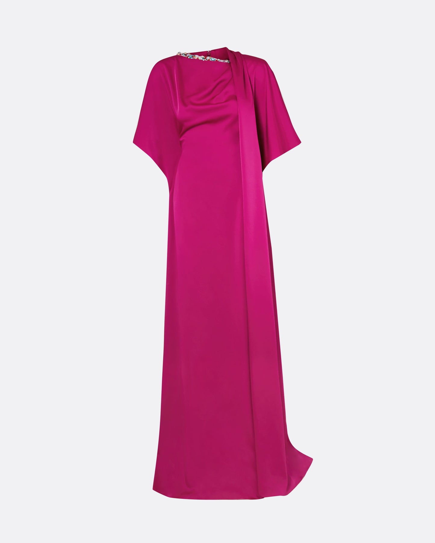 Reda Granita Embroidered Long Dress