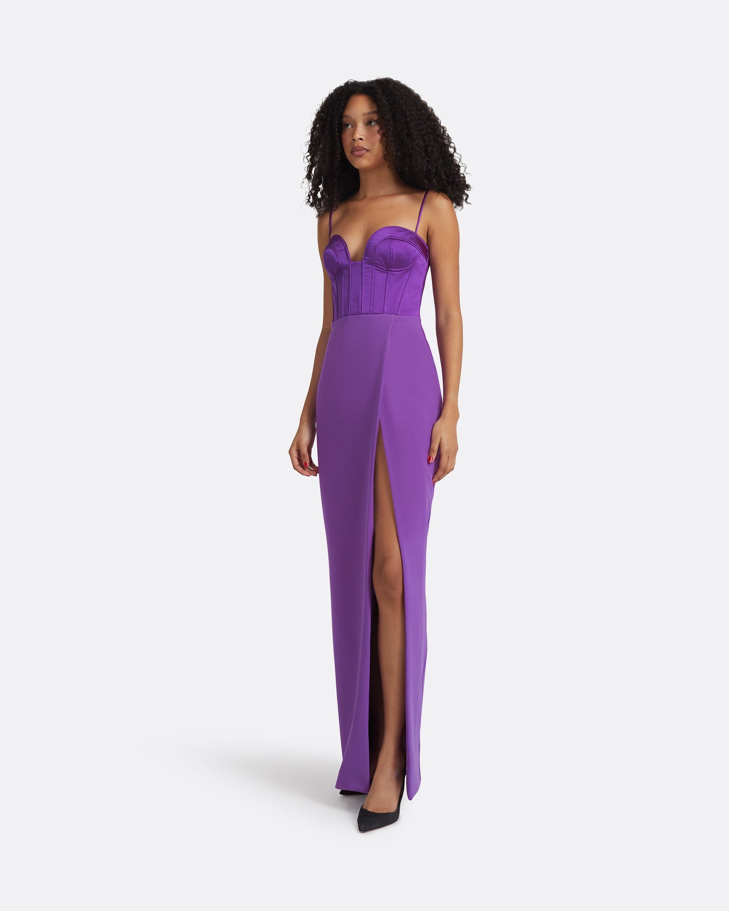 Leonal Lilac Long Dress