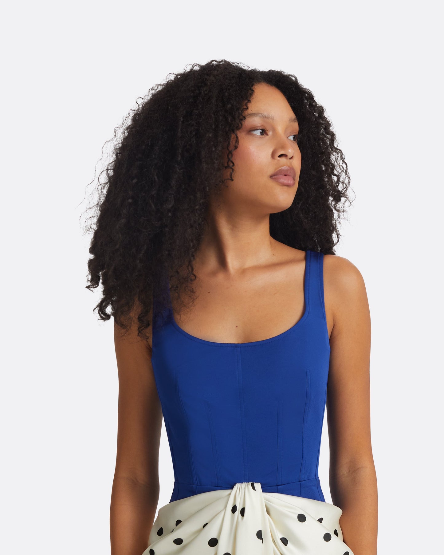 Marlena Marrakech & Egret/Black Long Dress