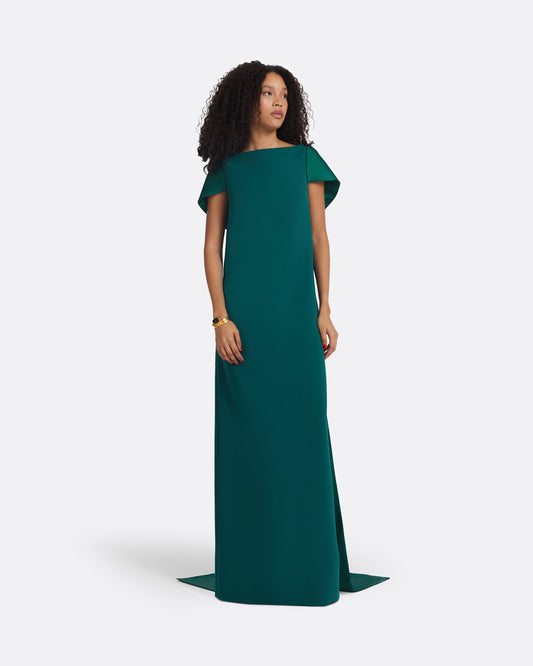 Sallie Alpine Green Long Dress