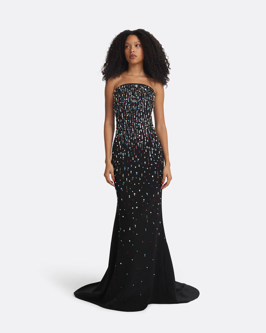 Sofie Black Long Dress